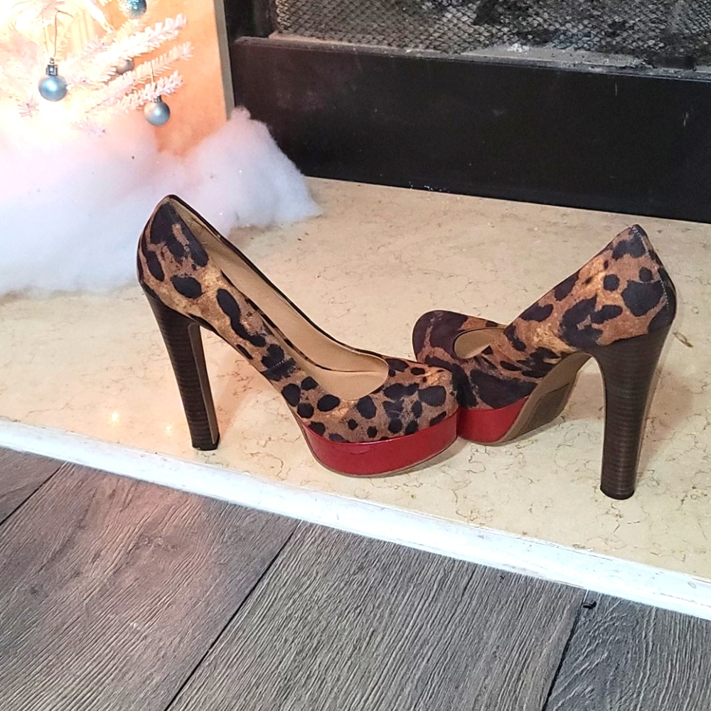 two tone Platform shoes